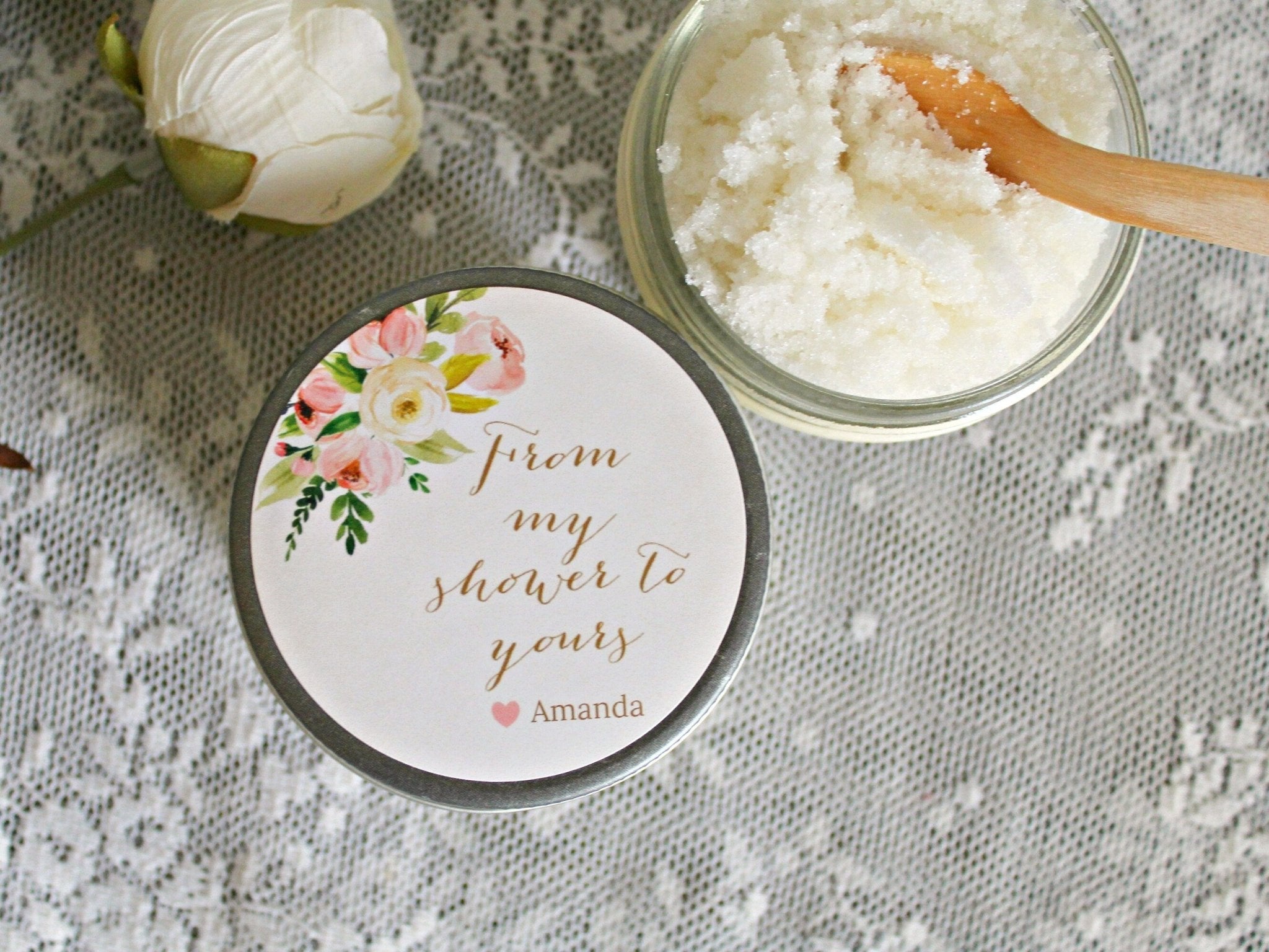 From My Shower To Yours - Sugar Scrub - The Dancing Wick