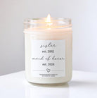 From Sister to Bridesmaid Est. Proposal Candle - The Dancing Wick