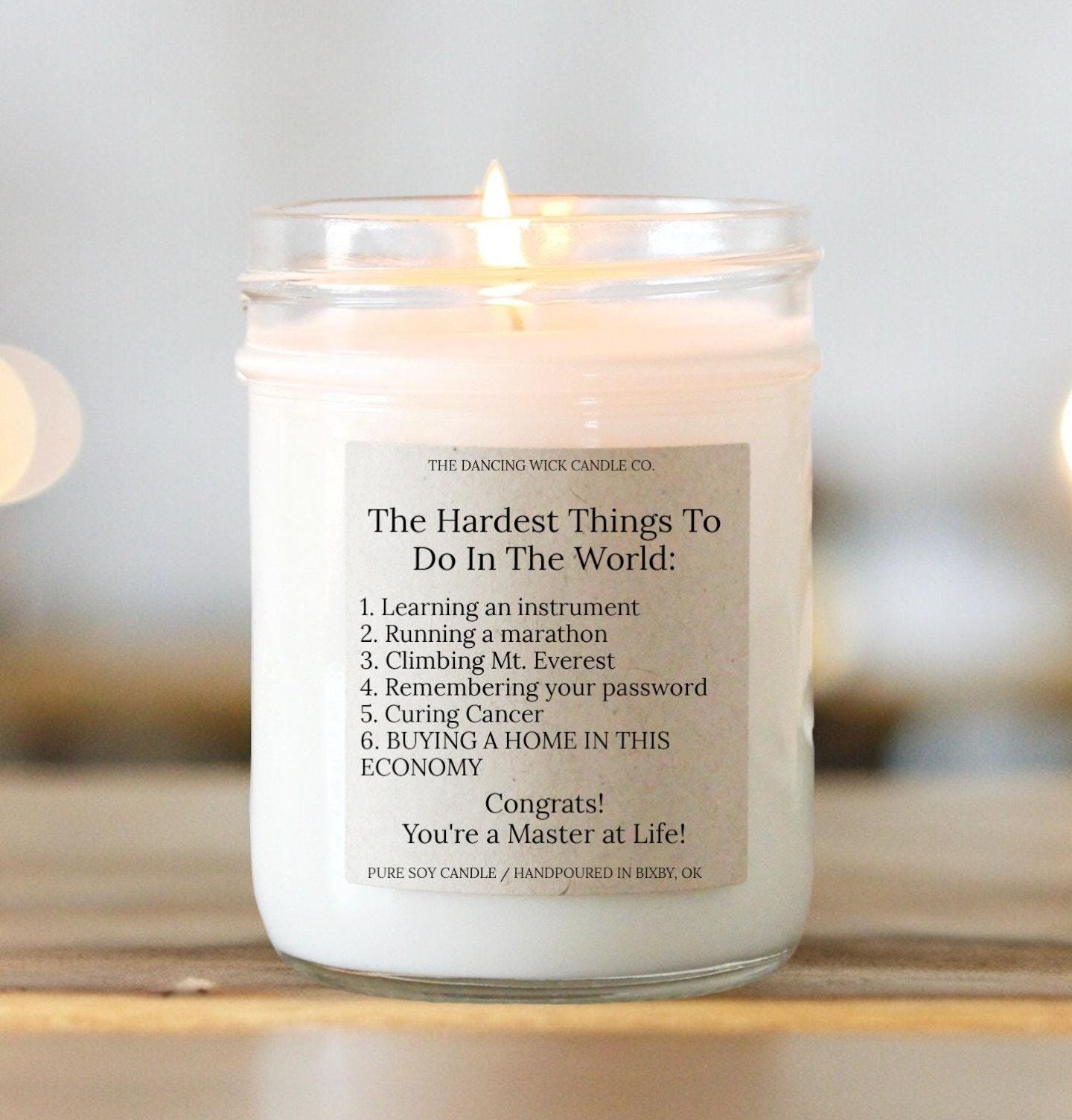 Funny Housewarming Gift - The Dancing Wick
