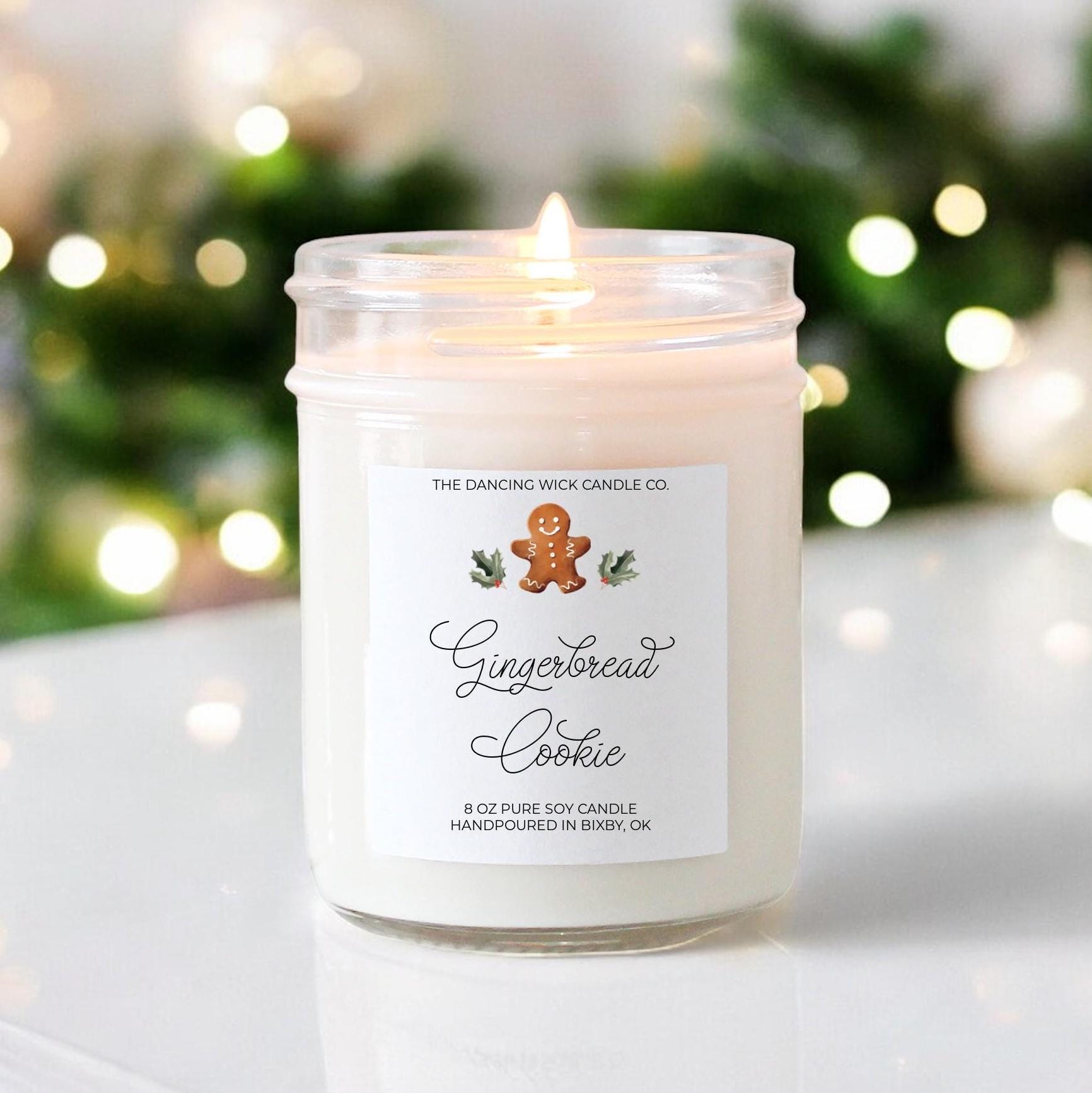 Gingerbread Cookie Candle - The Dancing Wick