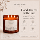 Golden Hour - 3 Wick Christmas Tumbler Candle - The Dancing Wick