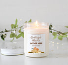 Grateful Hearts Gather Here Candle - The Dancing Wick