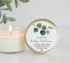 Greenery Baby Shower Poem Favor - The Dancing Wick