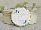 Greenery & Gold Bridal Shower Favor Candles - The Dancing Wick