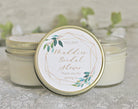 Greenery & Gold Bridal Shower Favor Candles - The Dancing Wick