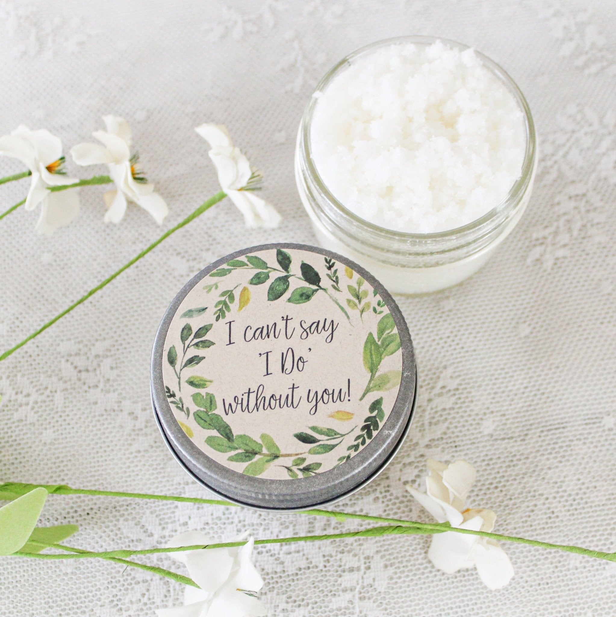 Greenery Light Up Wedding Gift Box - The Dancing Wick