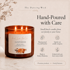 Gunpowder - 3 Wick Fall Pumpkin Candle - The Dancing Wick