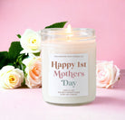 Happy 1st Mother's Day Candle - The Dancing Wick