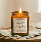 Happy Birthday Amber Candle - Faire - The Dancing Wick