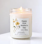Happy First Mother’s Day Candle - The Dancing Wick