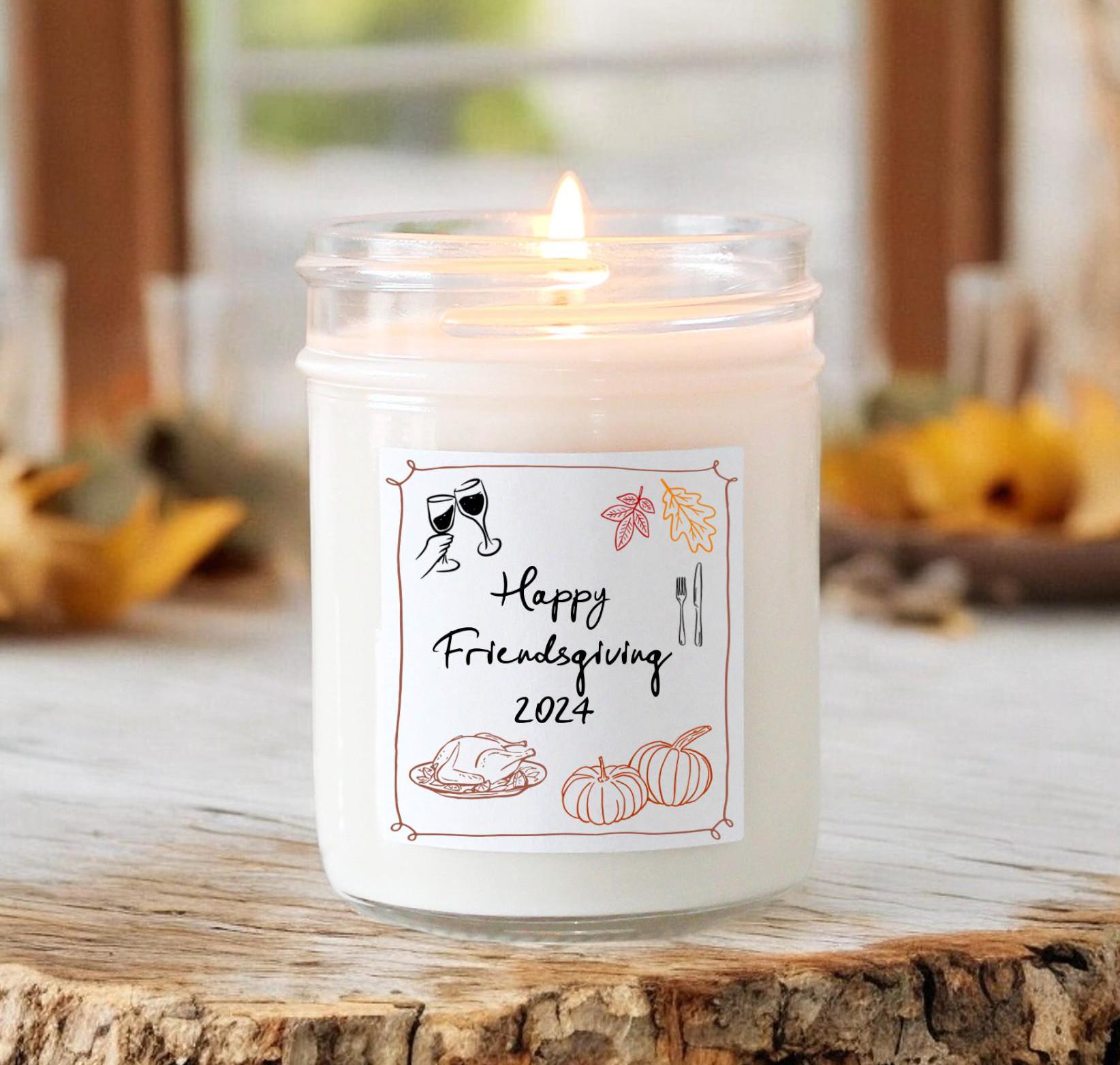 Happy Friendsgiving Candle - The Dancing Wick