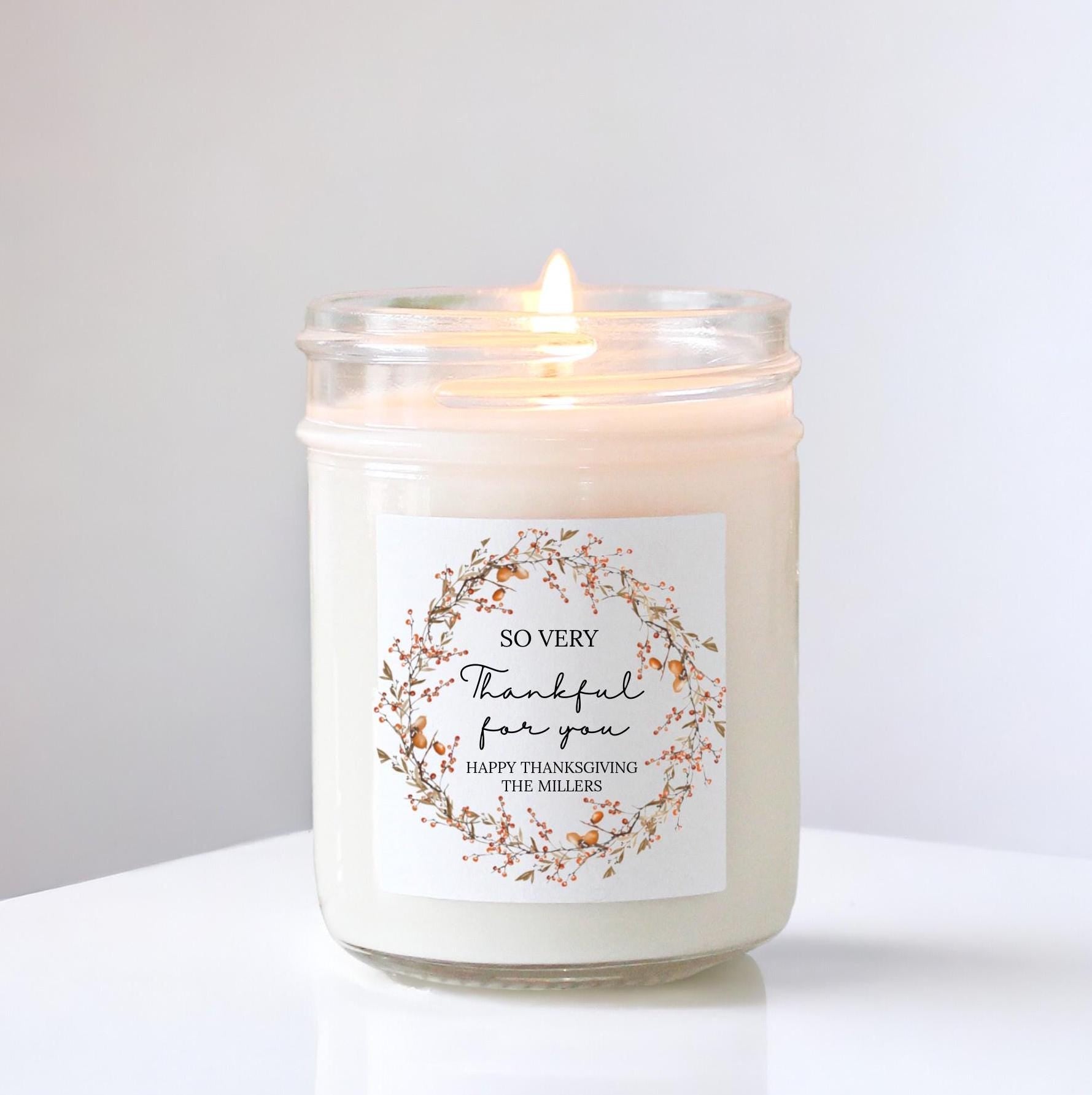 Happy Thanksgiving Candle - The Dancing Wick