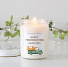 Happy Thanksgiving Truck Candle - The Dancing Wick