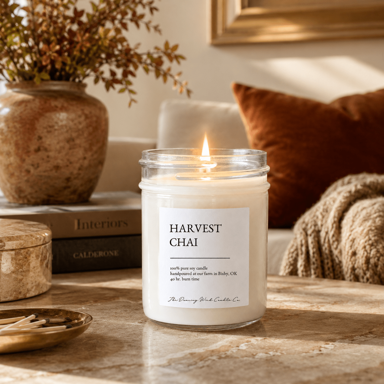 Harvest Chai - TDW Signature Candle - The Dancing Wick