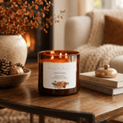 Hearthside - 3 Wick Fall Pumpkin Candle - The Dancing Wick