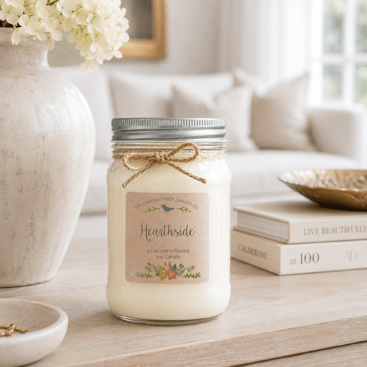 Hearthside - Spring TDW Candle - The Dancing Wick