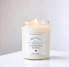 Home is Where the Heart Is Personalized Candle - The Dancing Wick