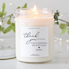 Hostess Thank You for Showering Me with Love Candle - The Dancing Wick