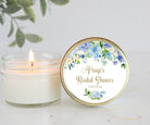 Hydrangea Bridal Shower Favors - The Dancing Wick