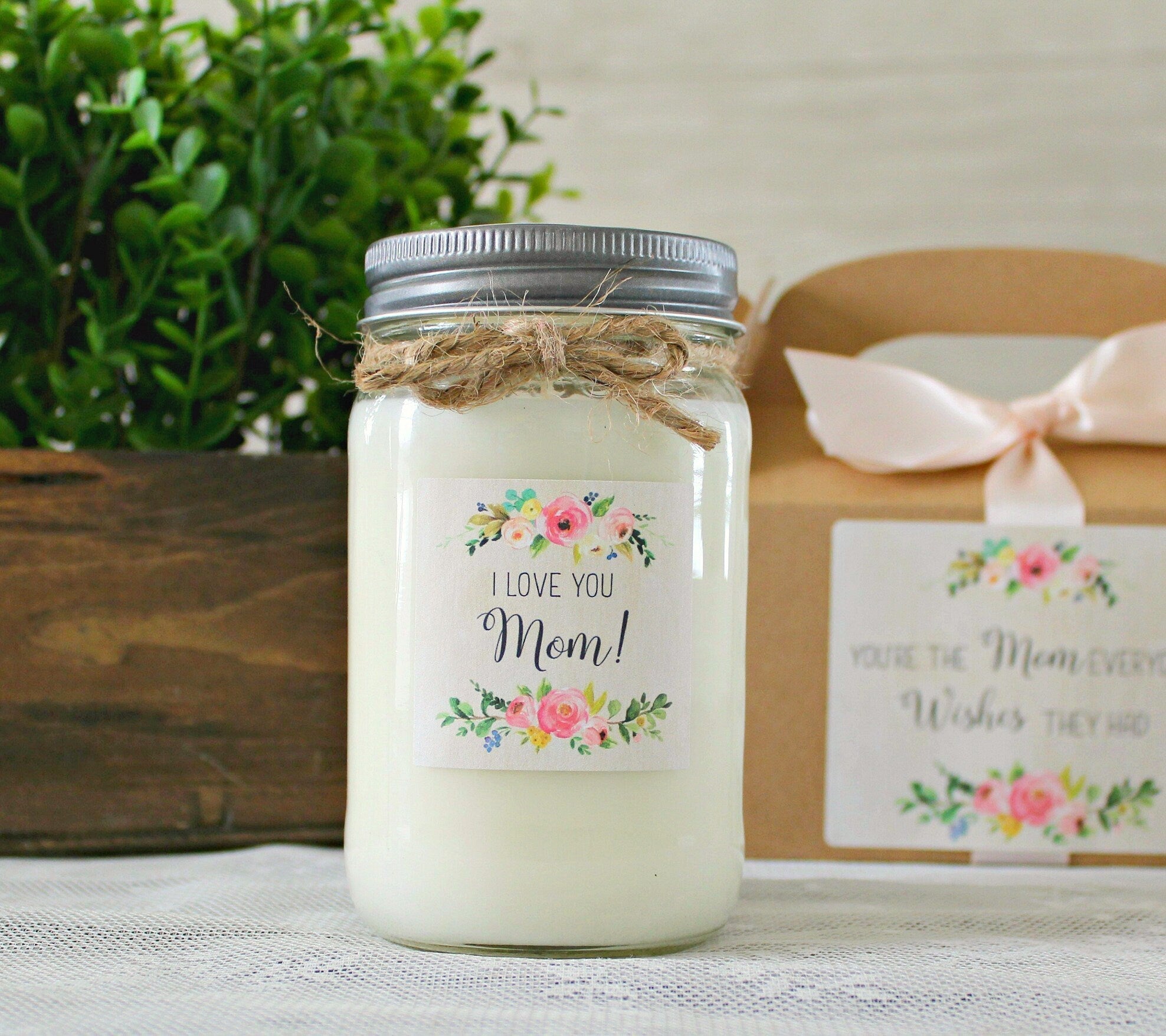 I Love You Mom Candle - The Dancing Wick