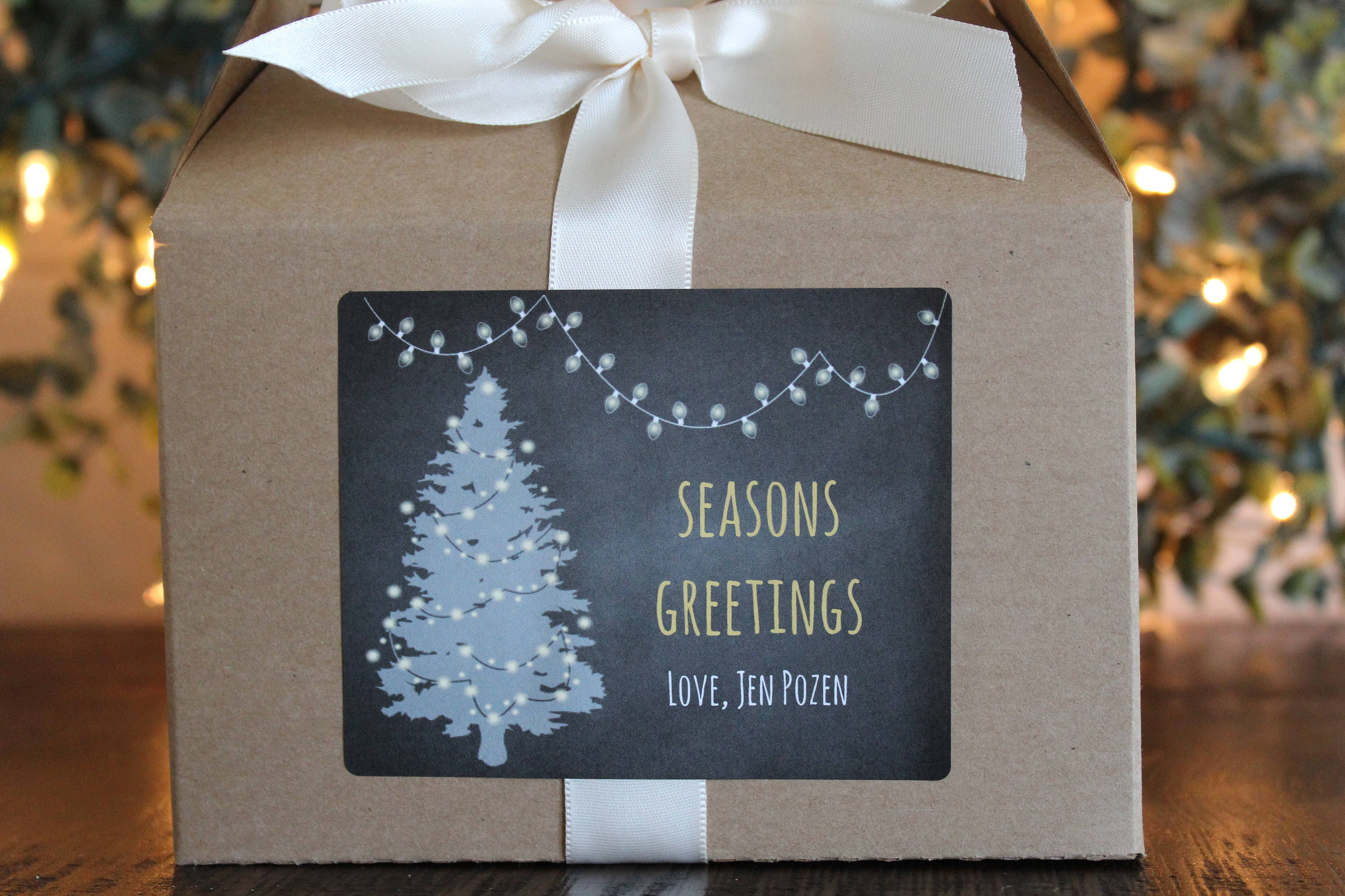 Christmas Tree Candle / May Your Days Be Merry and Bright / Holiday Gift / Personalized Christmas / Personalized Holiday / Happy Holidays