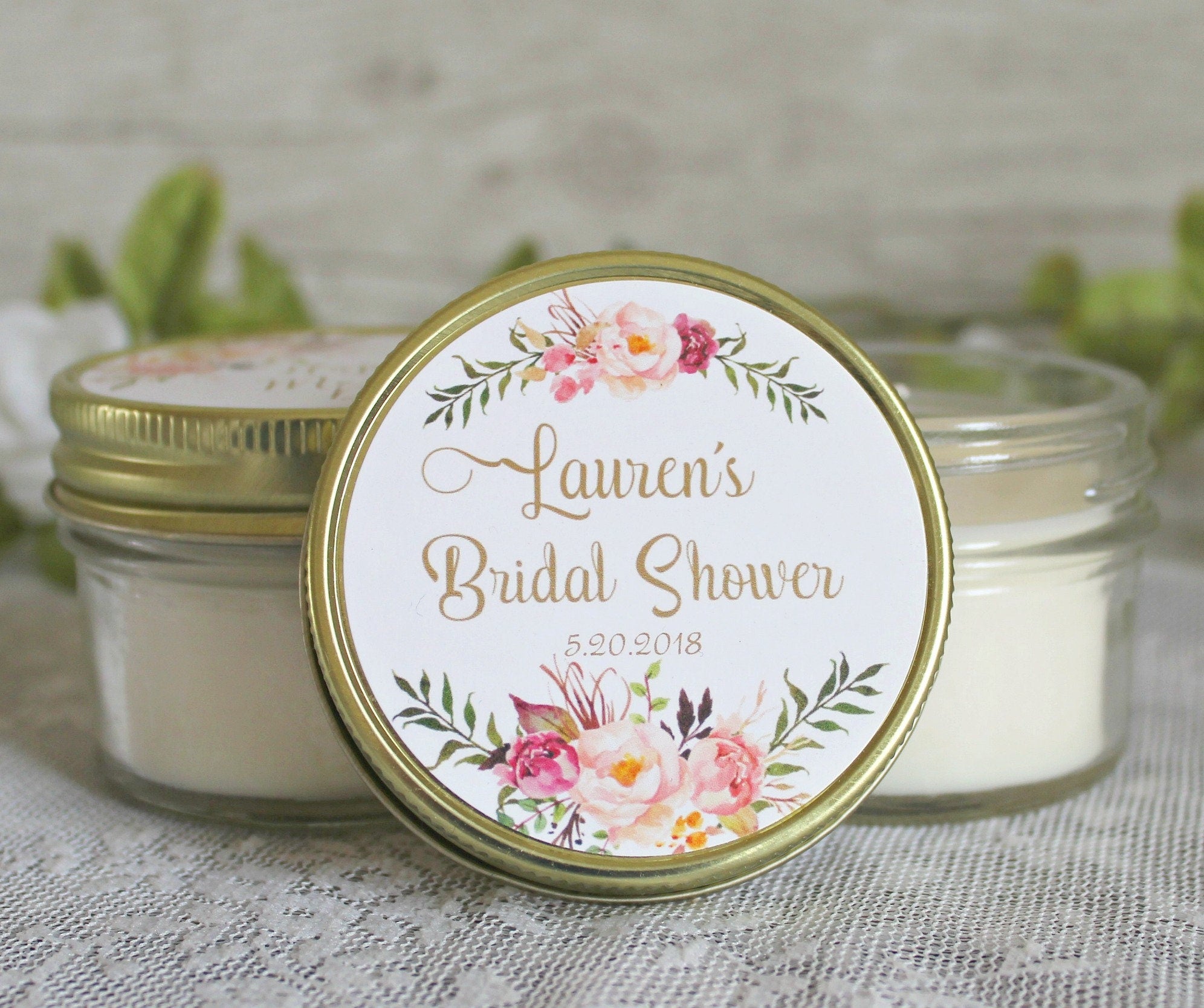 Blush & Gold Bridal Shower Favors