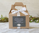 Fall White Pumpkin Gift Box