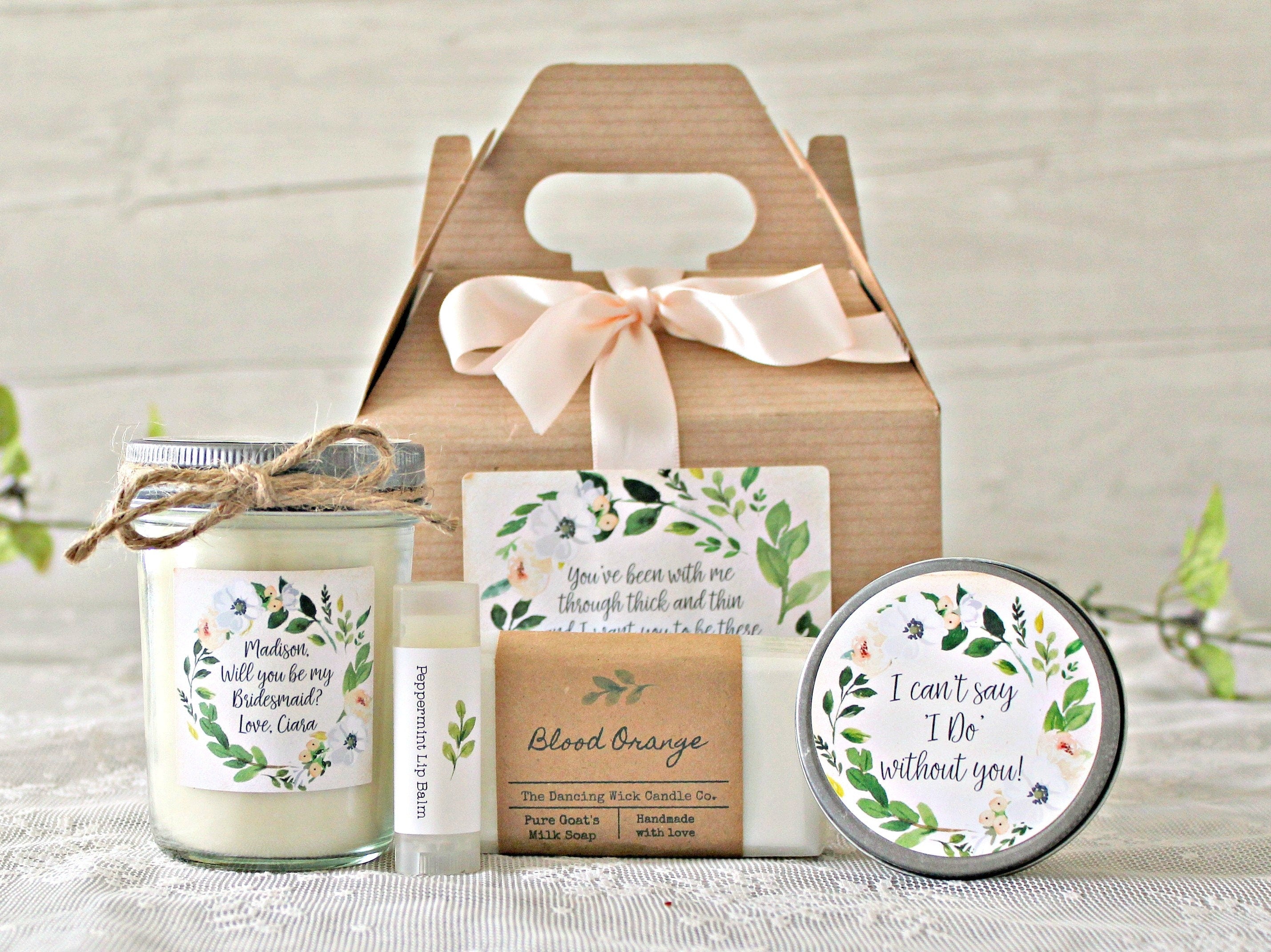 Greenery Bridesmaid Proposal Box