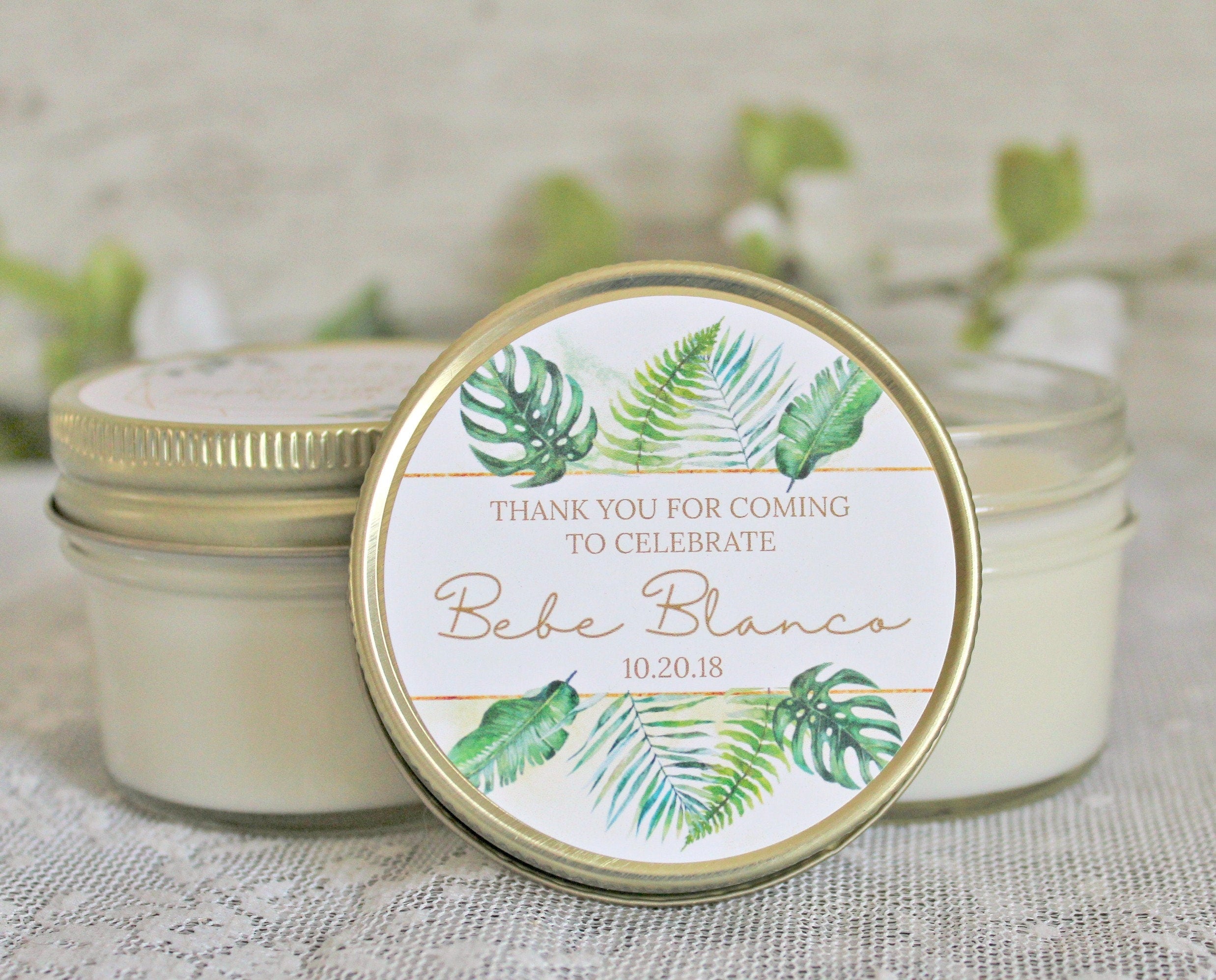 Tropical Baby Shower Favor