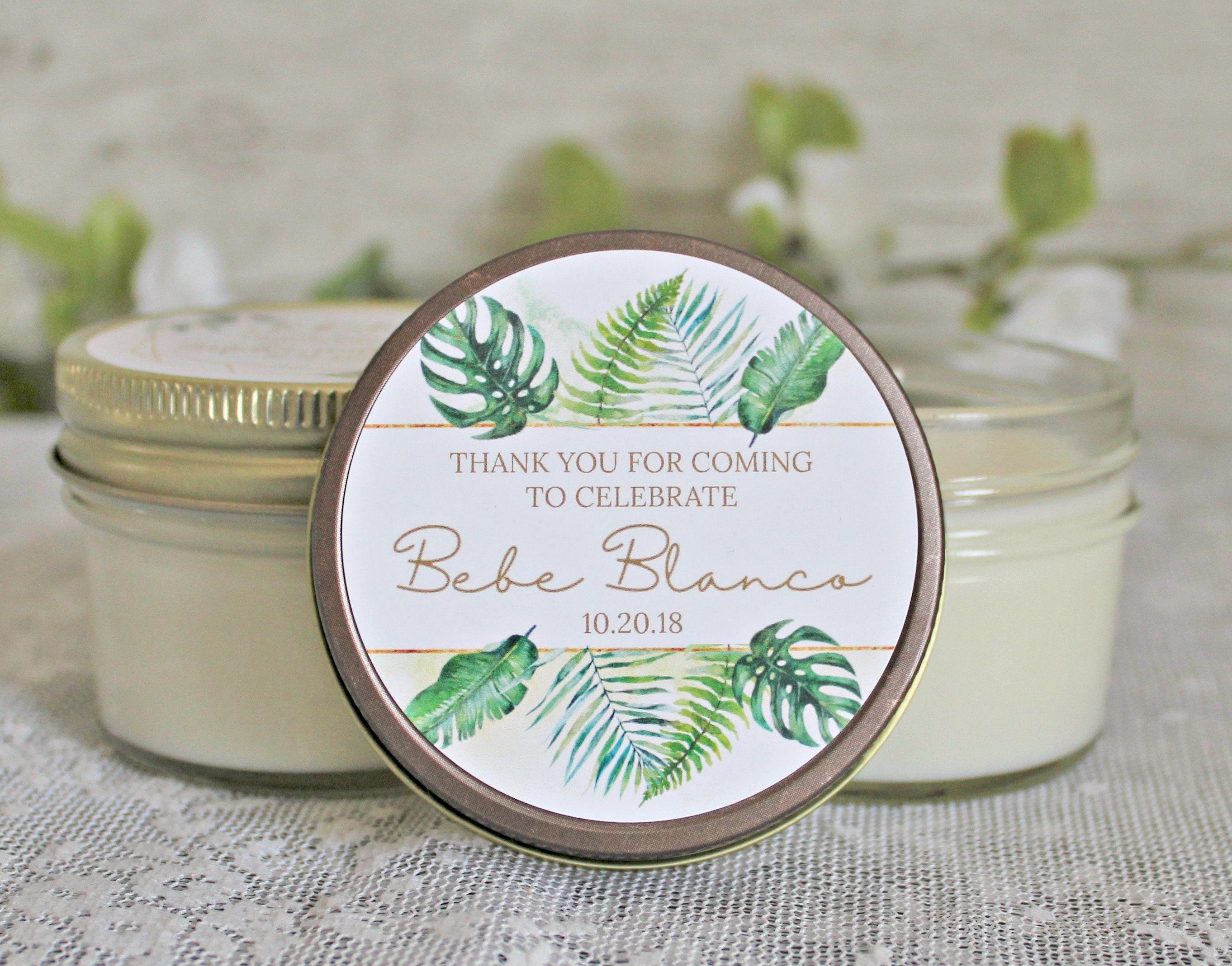 Tropical Baby Shower Favor
