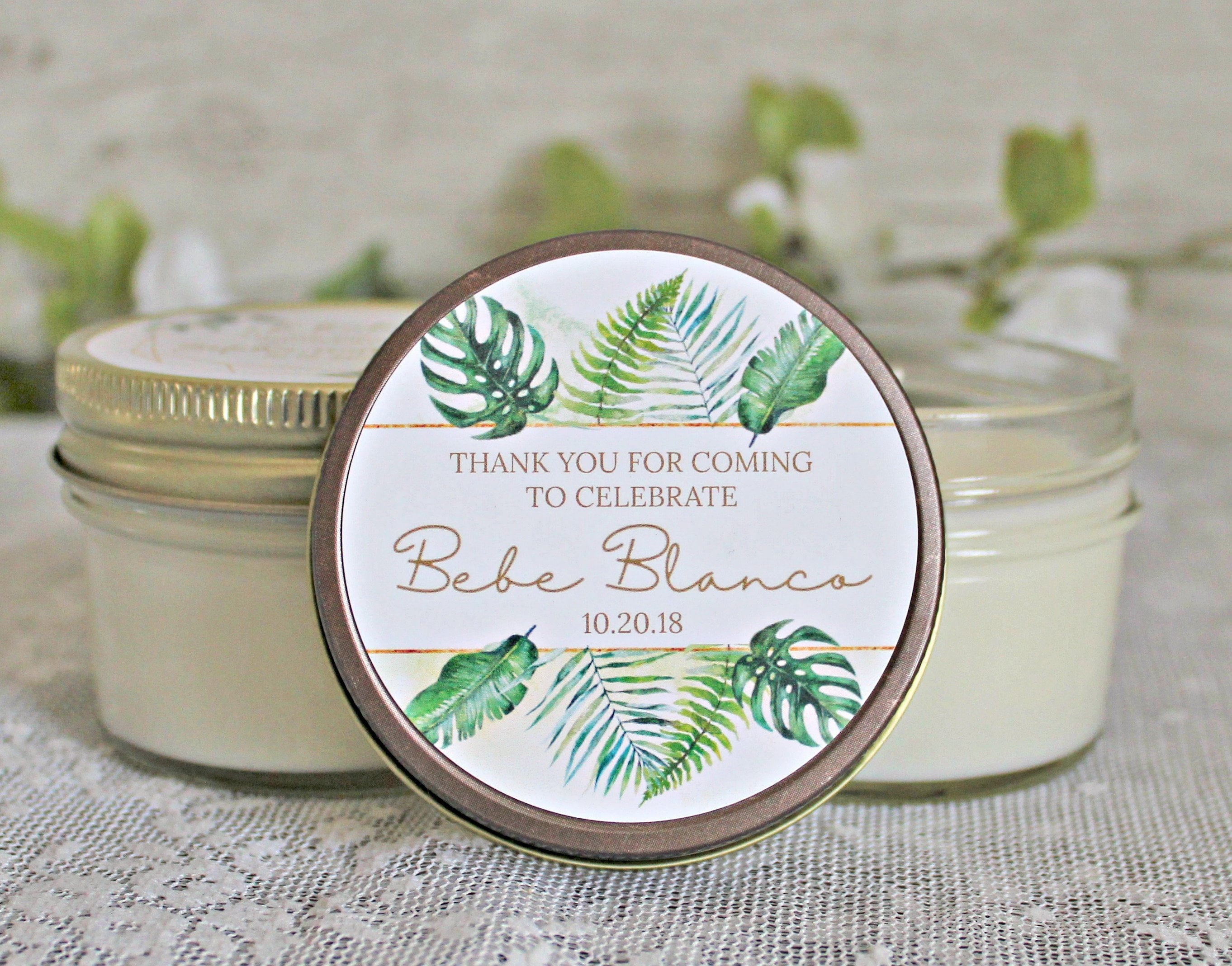 Tropical Baby Shower Favor