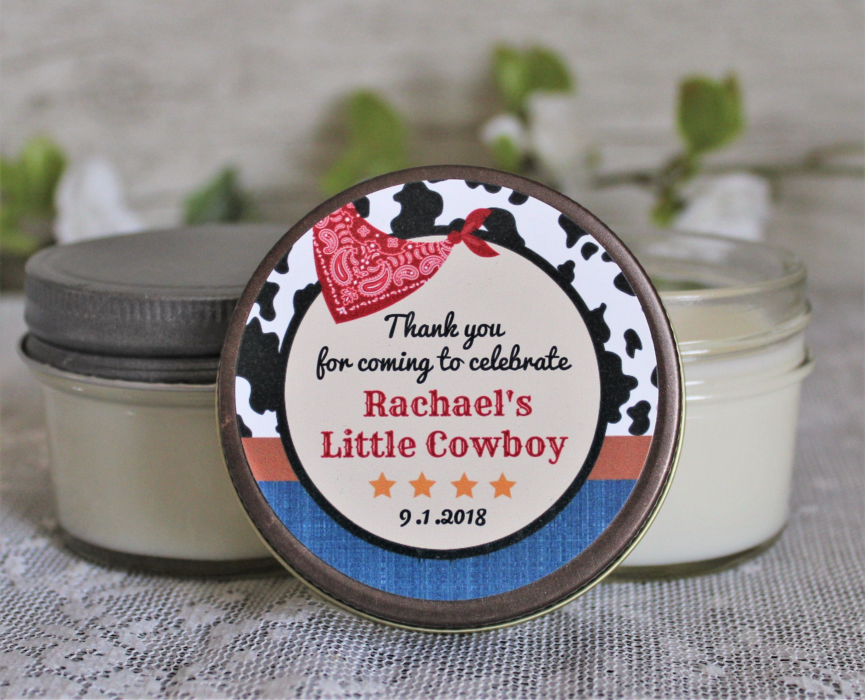 Cowboy Baby Shower Favor