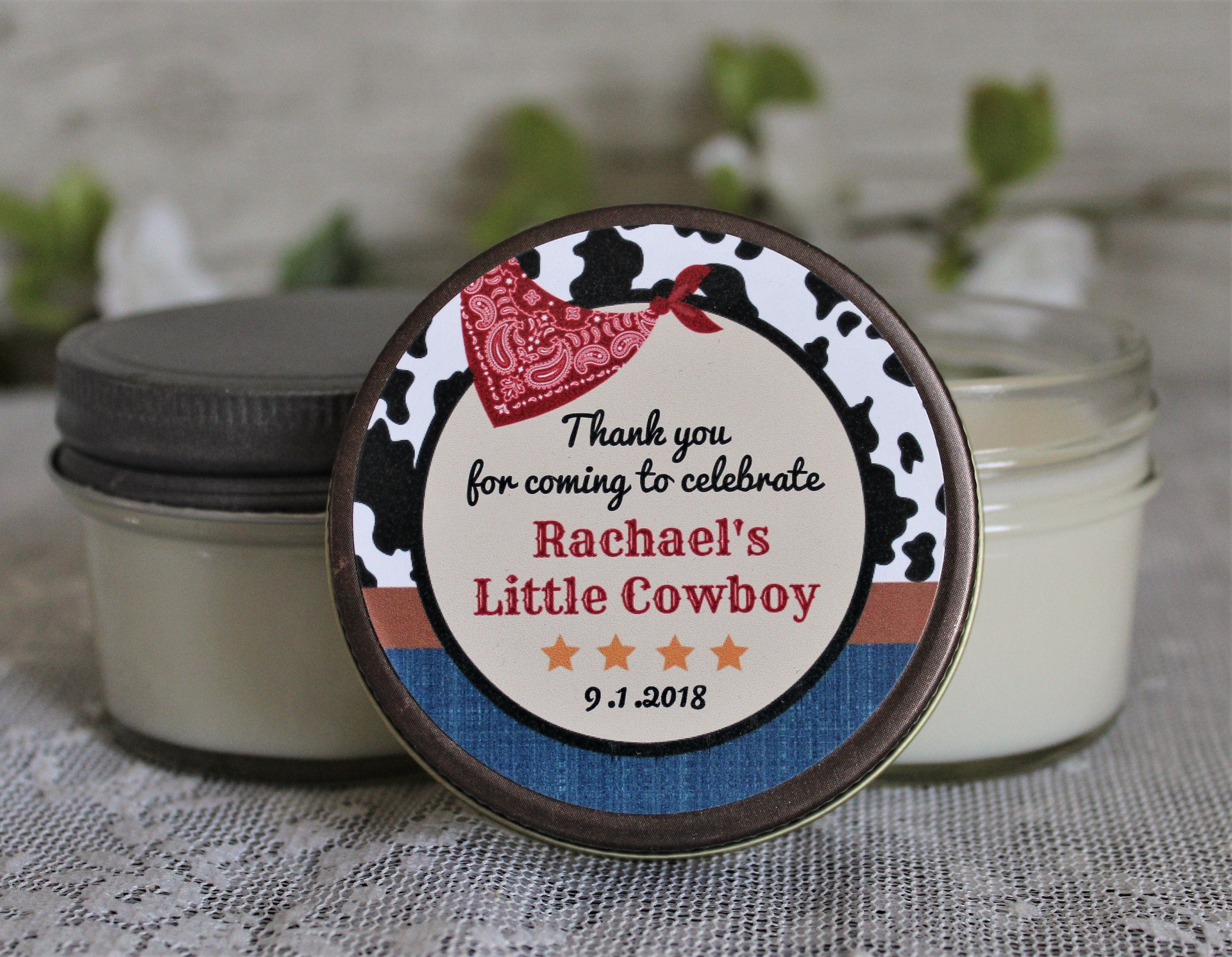 Cowboy Baby Shower Favor