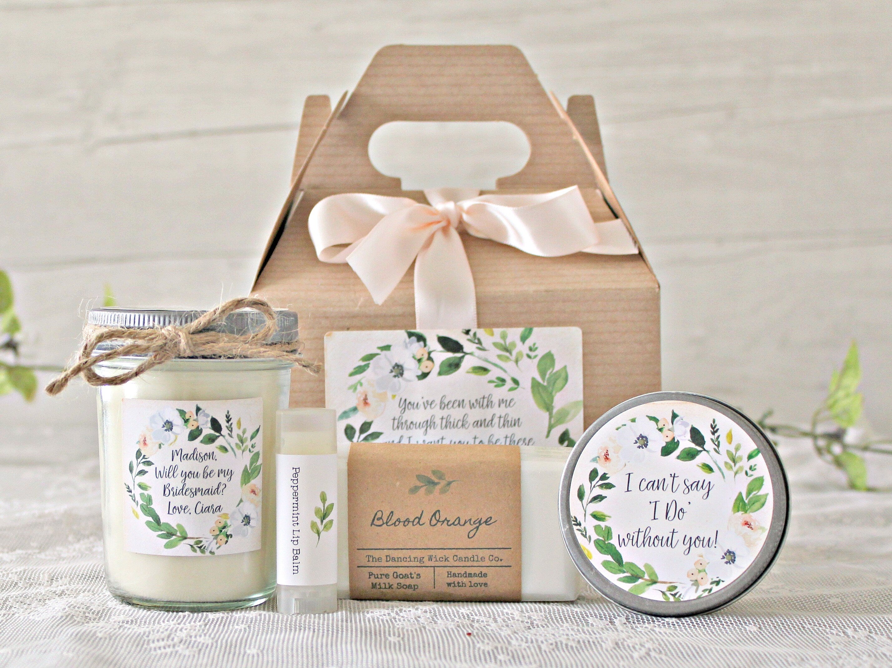 Greenery Bridesmaid Proposal Box
