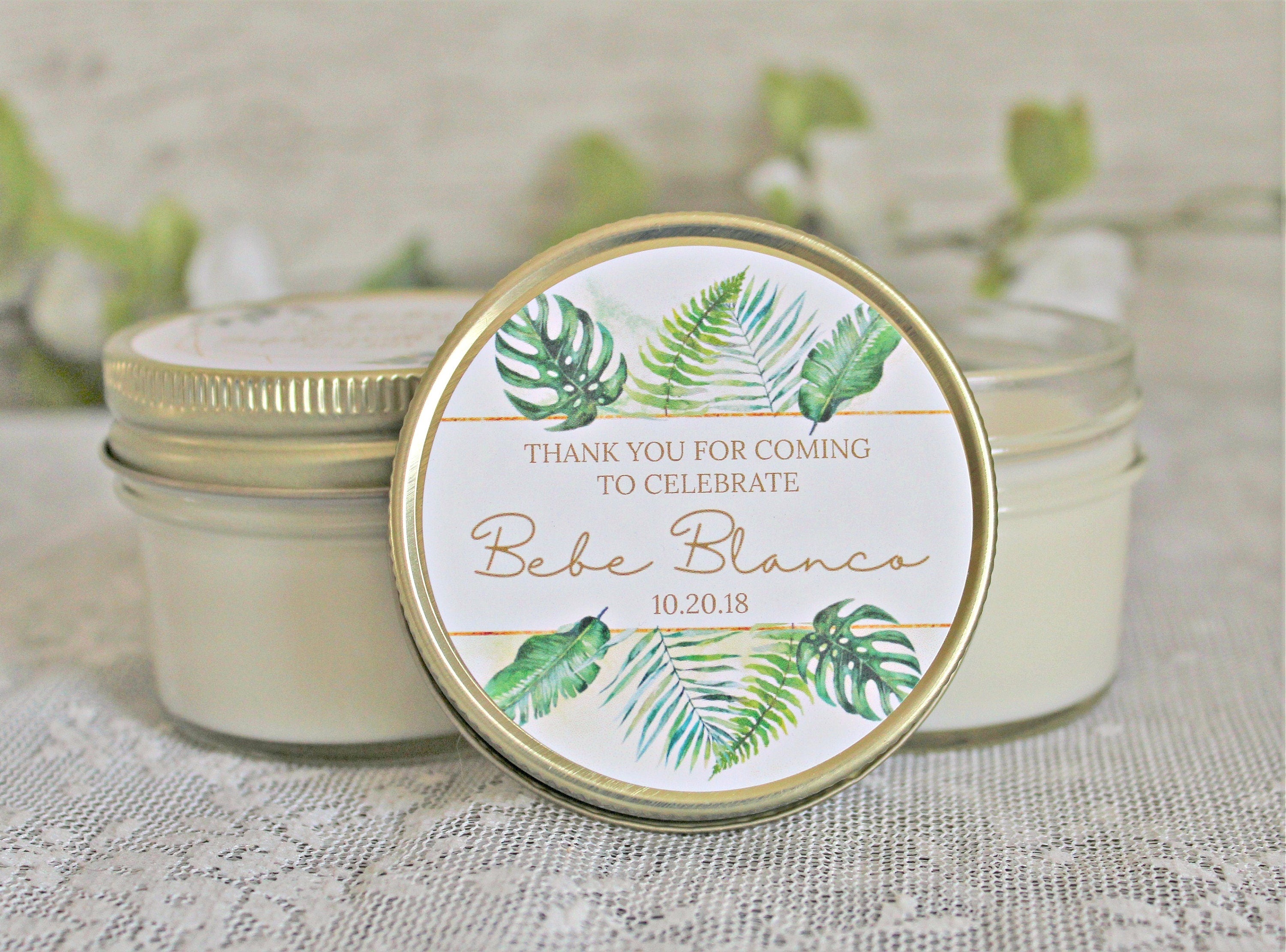 Tropical Baby Shower Favor