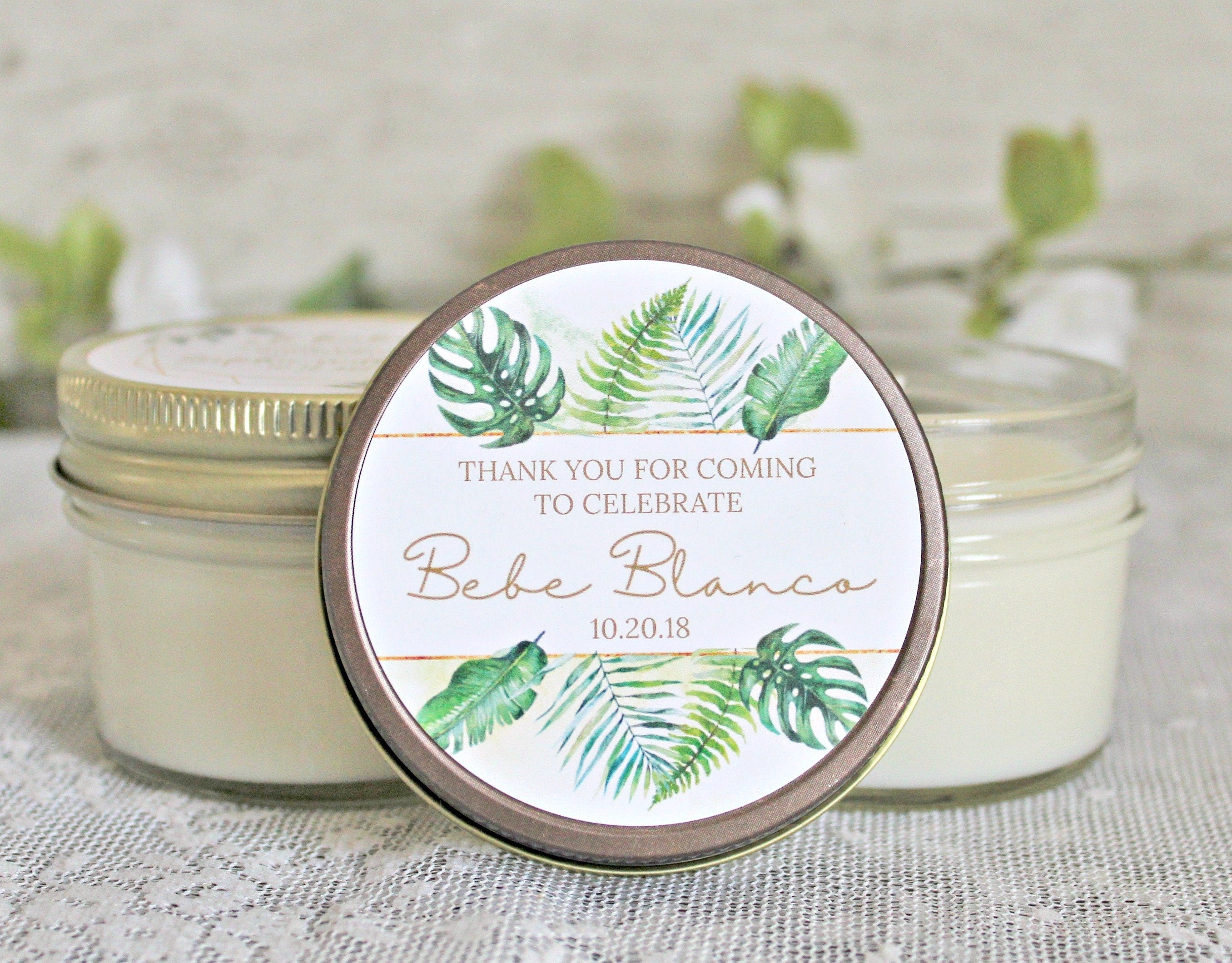 Tropical Baby Shower Favor