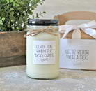 Dog Lover Gift Candle / Humorous Dog Gift / Home is where your Dog Is / Light this when the dog farts / Gift for Dog Lover / Pet Lover Gift