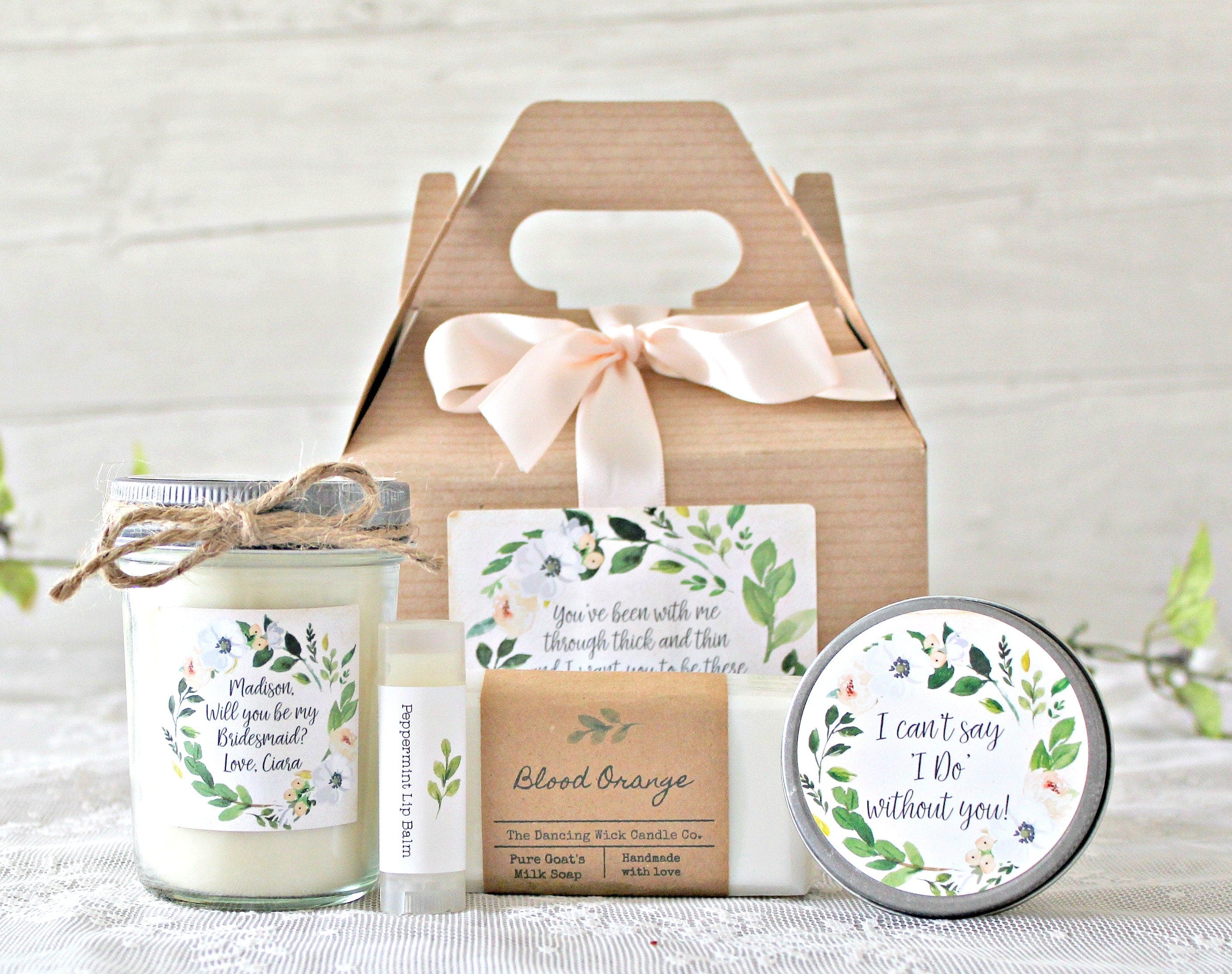 Greenery Bridesmaid Proposal Box