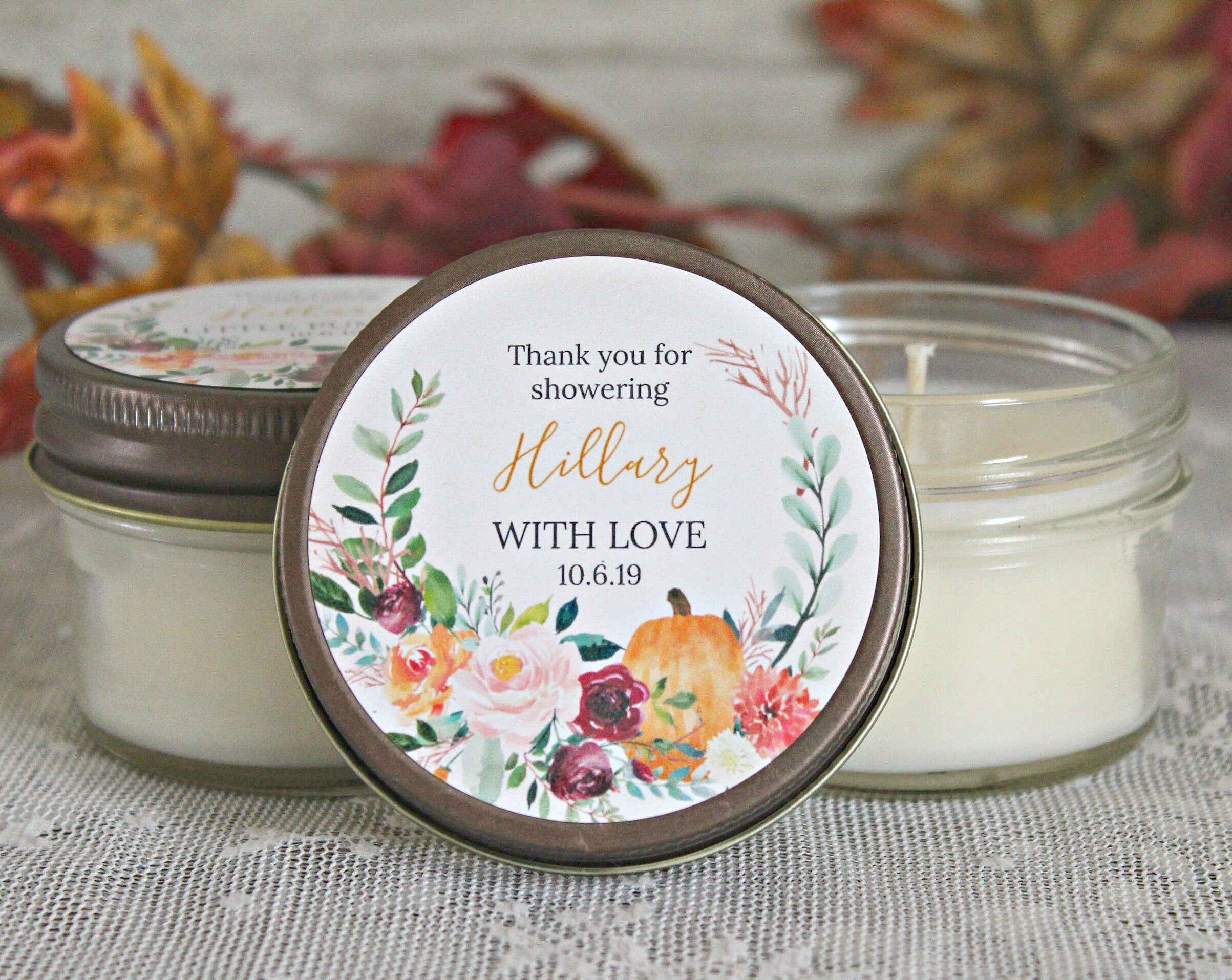Fall Bridal Shower Favors