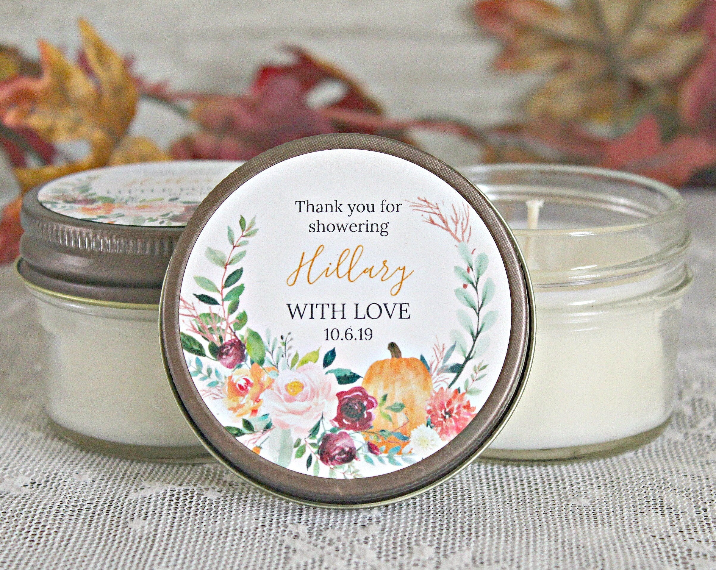 Fall Bridal Shower Favors