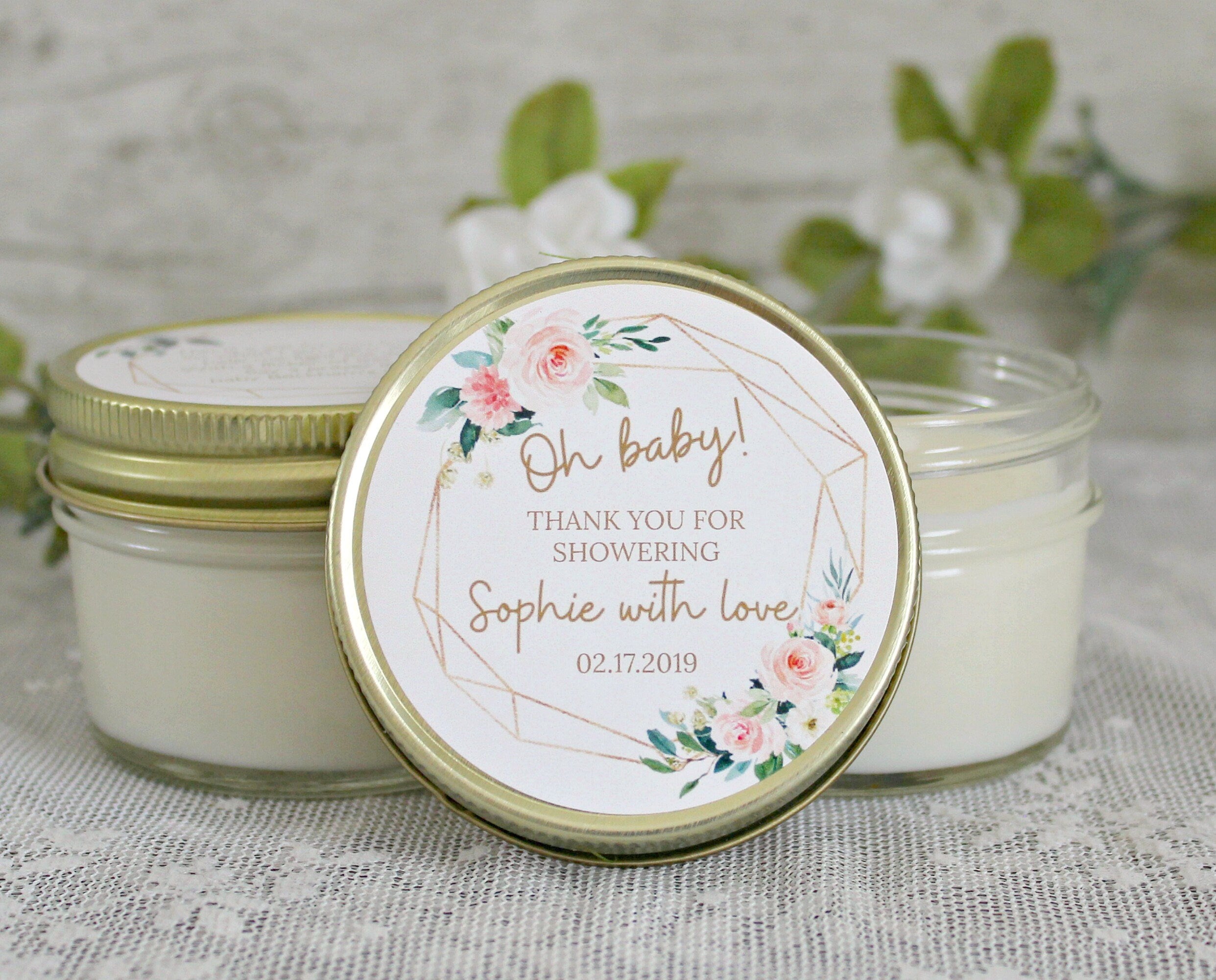 Oh Baby Flower Baby Shower Favors