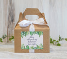 Tropical Bridesmaid Proposal Box
