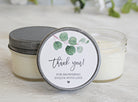 Eucalyptus Bridal Shower Favor Candles