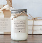 To My Mother Candle