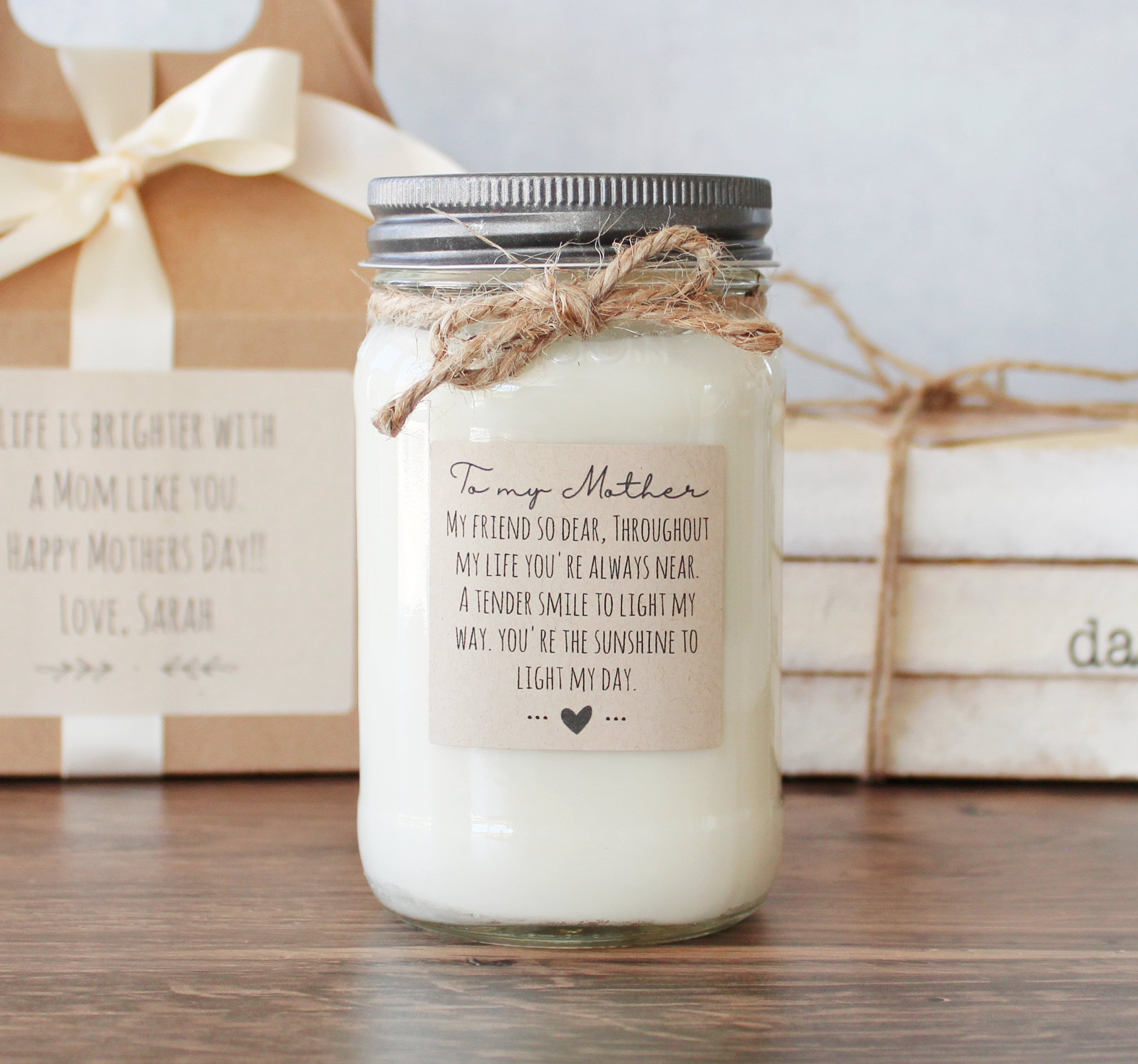 To My Mother Candle