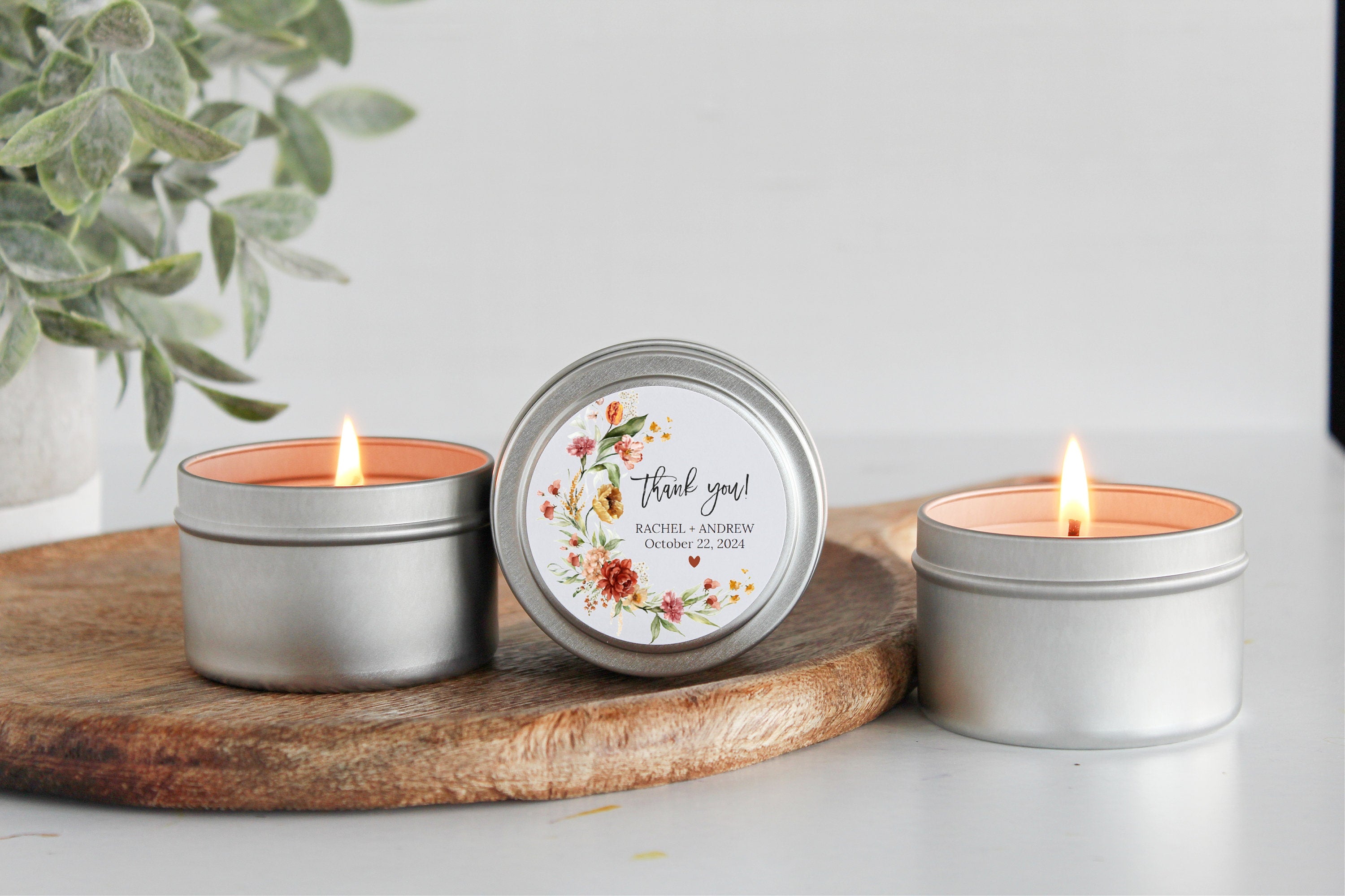 Wildflower Favors Tins-Set Of 10