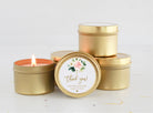 Blush Floral Tin Favors - Set of 10