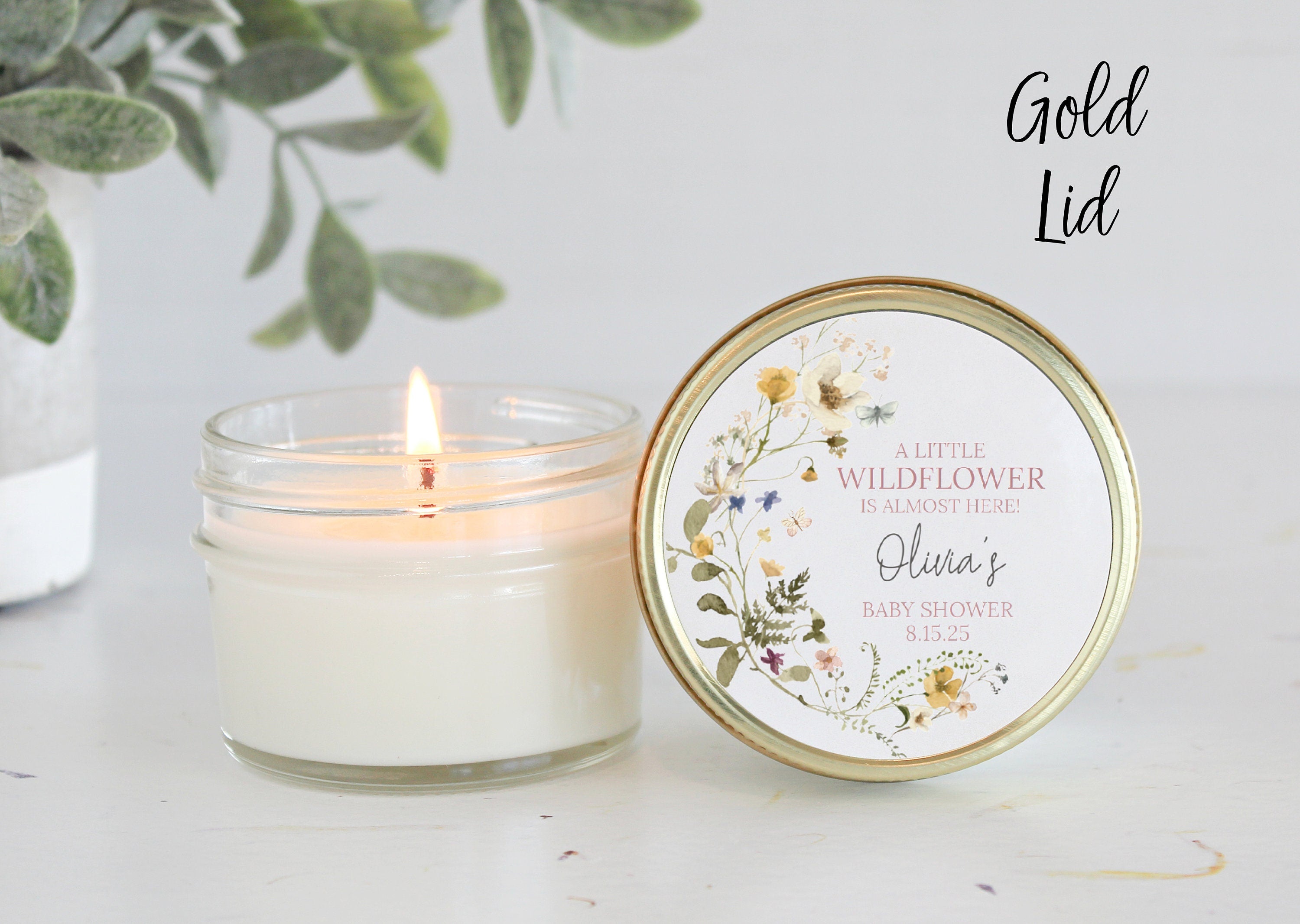 Wildflower Baby Shower Favor