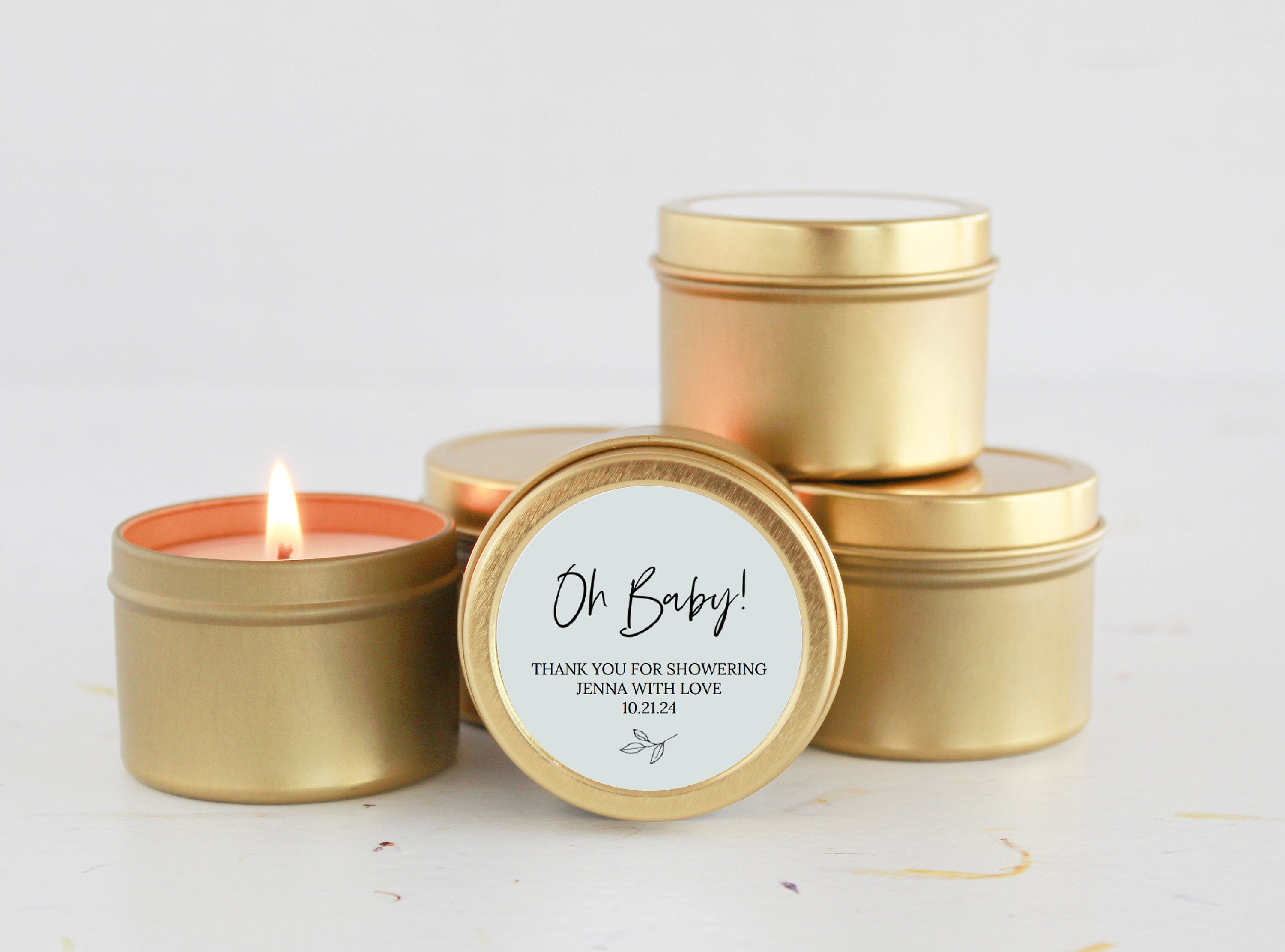 Baby Shower Tins - Set of 10
