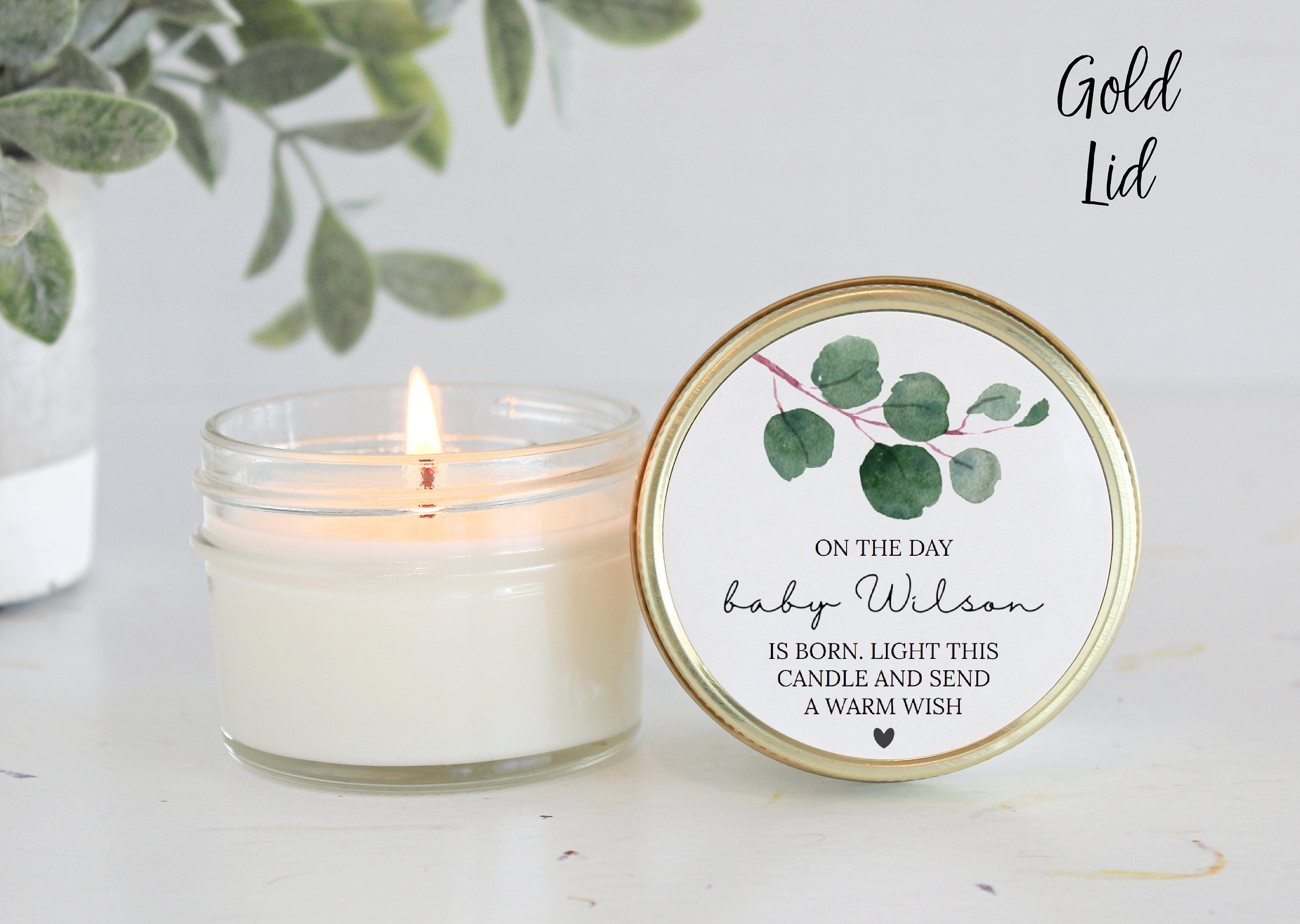 Eucalyptus Baby Shower Favors